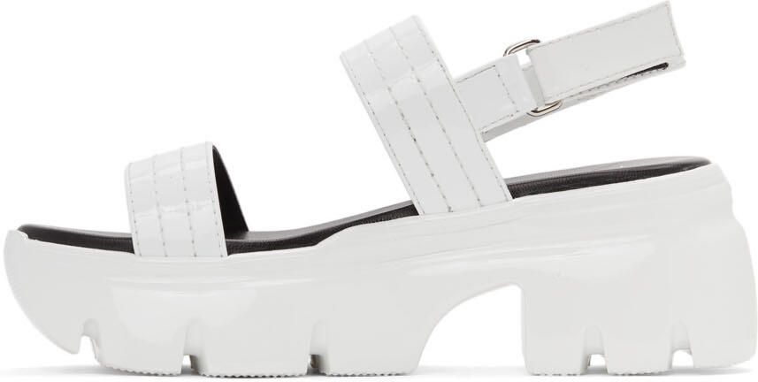 Giuseppe Zanotti White Apocalypse Summer Sandals - Picture 4