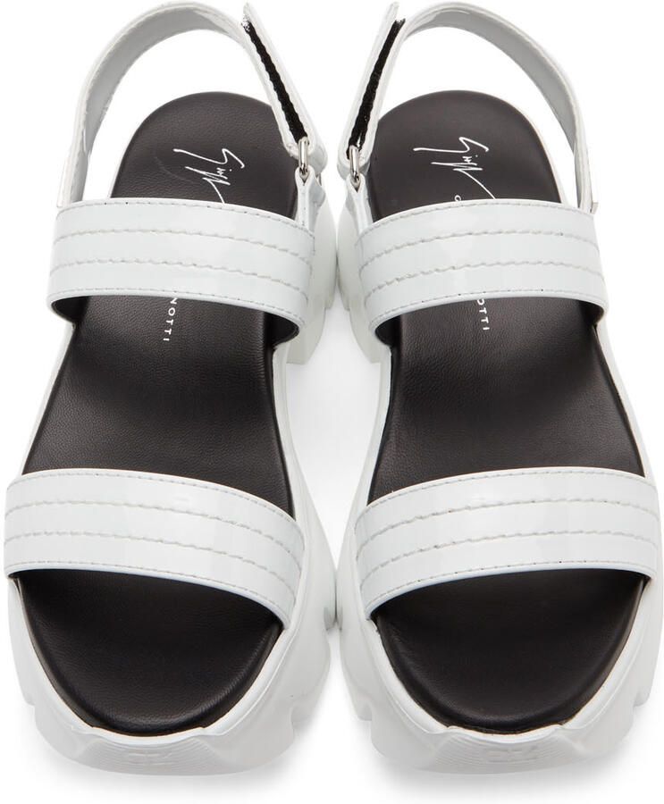 Giuseppe Zanotti White Apocalypse Summer Sandals