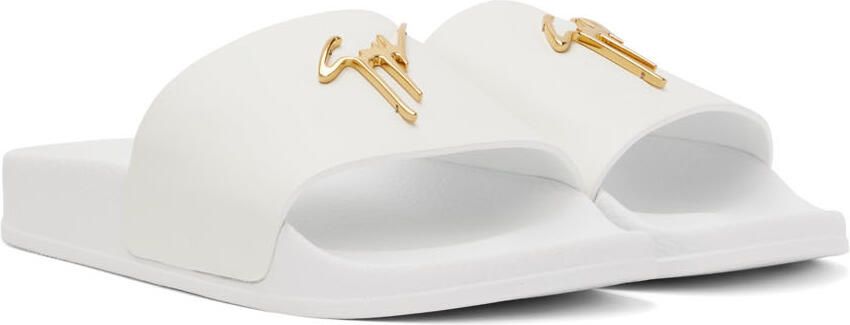 Giuseppe Zanotti White Brett Sandals - Picture 2
