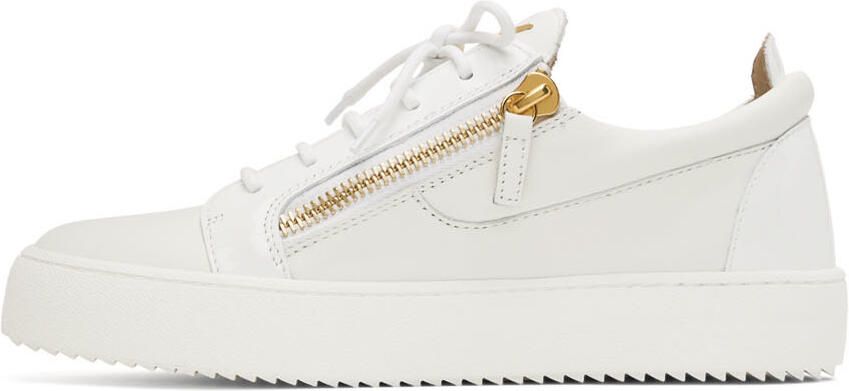 Giuseppe Zanotti White Frankie Sneakers - Picture 3