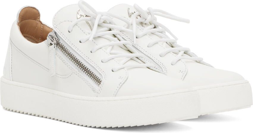 Giuseppe Zanotti White Frankie Sneakers - Picture 2