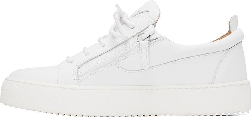 Giuseppe Zanotti White Frankie Sneakers - Picture 3