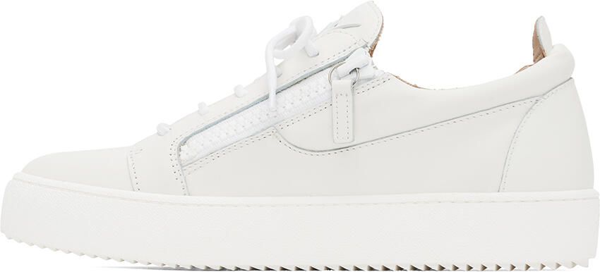 Giuseppe Zanotti White Frankie Sneakers - Picture 3