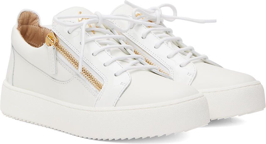 Giuseppe Zanotti White Frankie Sneakers - Picture 2