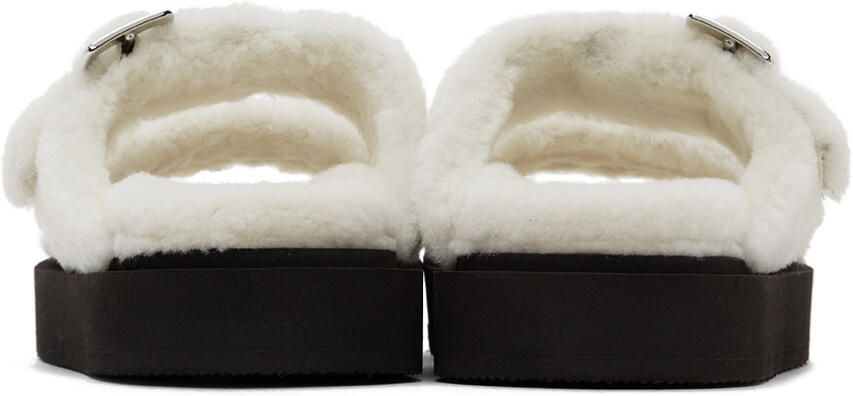 Giuseppe Zanotti White Jolanda Winter Sandals - Picture 2