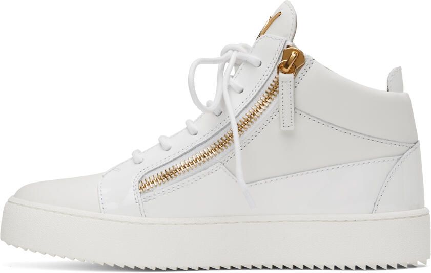 Giuseppe Zanotti White Kriss Sneakers - Picture 3