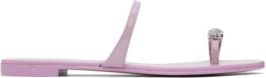 Giuseppe Zanotti Pink Rock 10 Flat Sandals - Picture 5