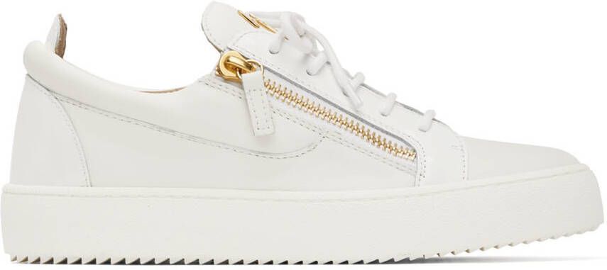 Giuseppe Zanotti White Frankie Sneakers - Picture 5