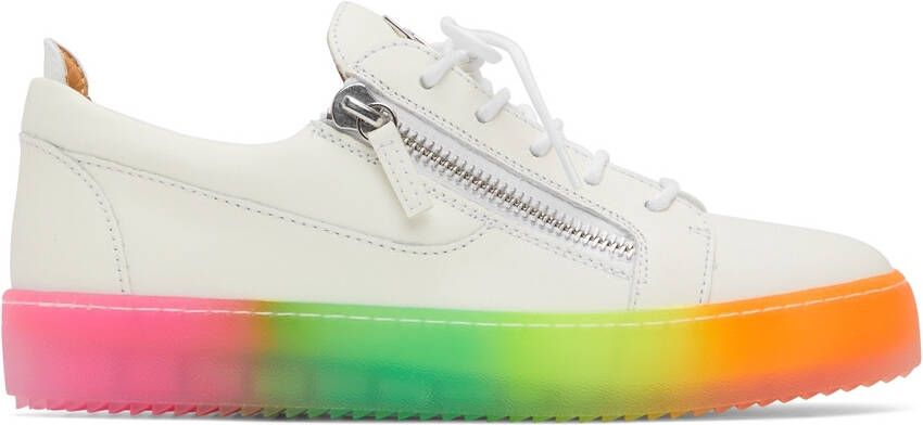 Giuseppe Zanotti White Frankie Sneakers