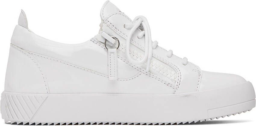 Giuseppe Zanotti White Frankie Sneakers - Picture 5