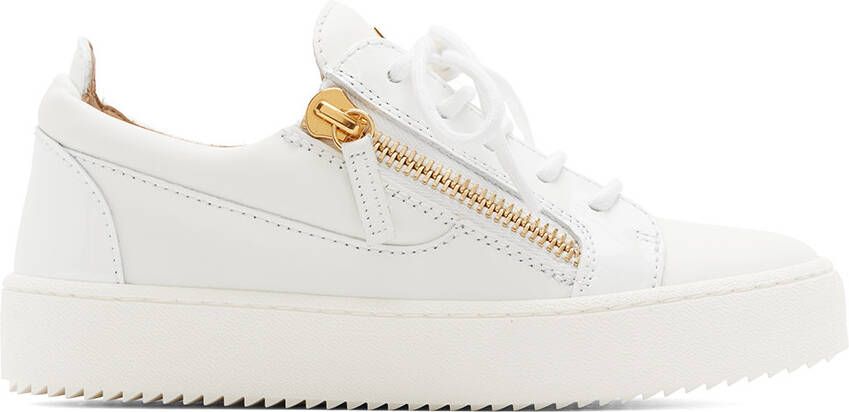 Giuseppe Zanotti White Gail Sneakers - Picture 4