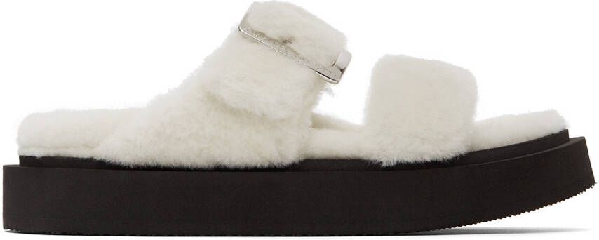 Giuseppe Zanotti White Jolanda Winter Sandals - Picture 5