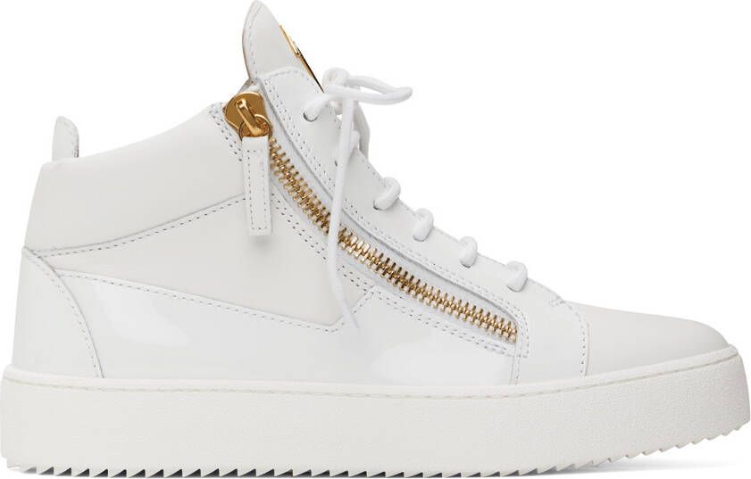 Giuseppe Zanotti White Kriss Sneakers - Picture 2