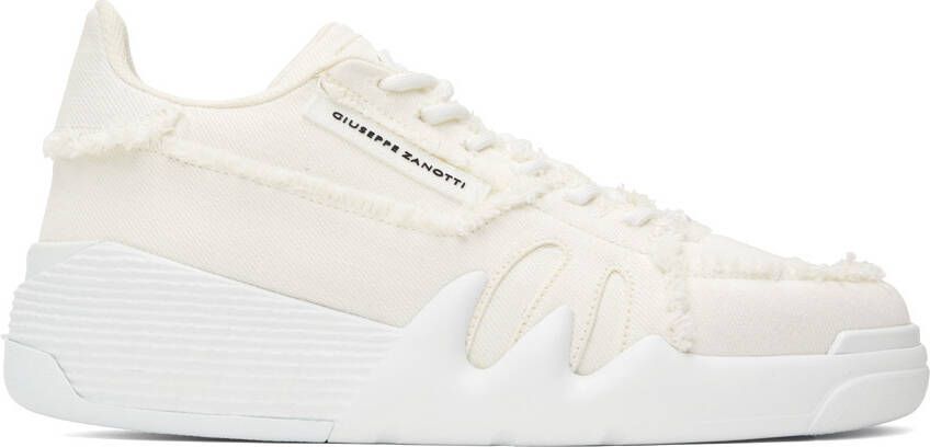 Giuseppe Zanotti White Talon Sneakers