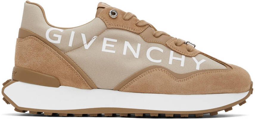 Givenchy Beige GIV Runner Low-Top Sneakers - Picture 5
