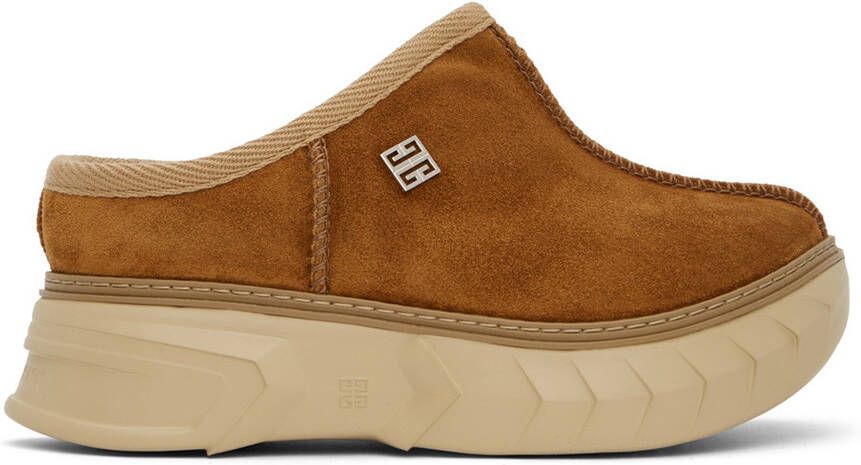 Givenchy Beige Marshmallow Slippers - Picture 5