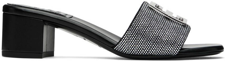 Givenchy Black 4G Heeled Sandals - Picture 5