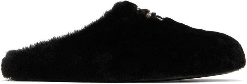 Givenchy Black 4G Slippers - Picture 5