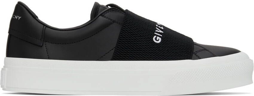 Givenchy Black City Court Slip-On Sneakers - Picture 5