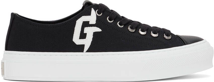Givenchy Black City Low Sneakers - Picture 5