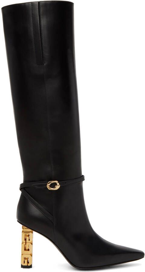 Givenchy Black G Cube Boots - Picture 4