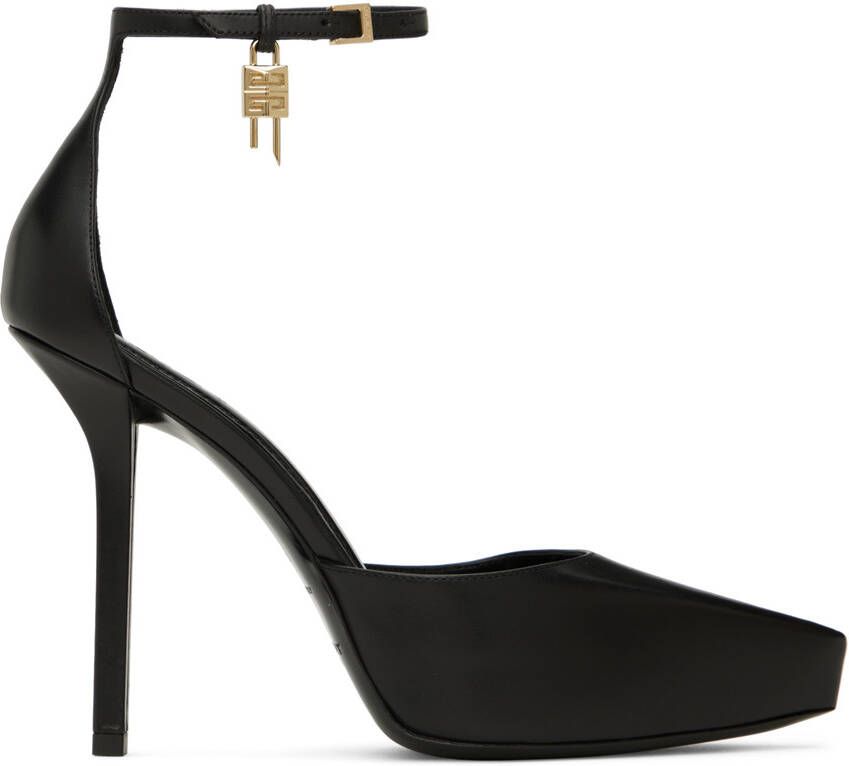 Givenchy Black G-Lock Heels - Picture 5