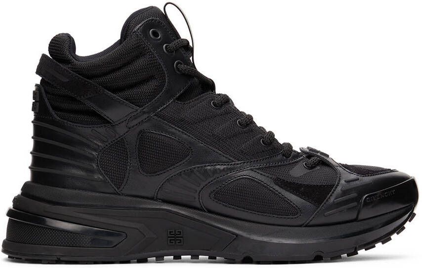 Givenchy Black GIV 1 TR High Sneakers - Picture 3