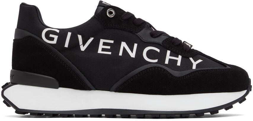 Givenchy Black GIV Runner Low-Top Sneakers - Picture 4