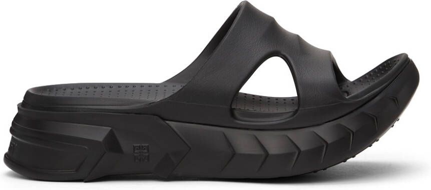 Givenchy Black Marshmallow Sandals - Picture 2