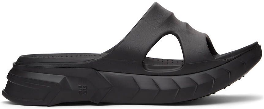 Givenchy Black Marshmallow Sandals - Picture 3