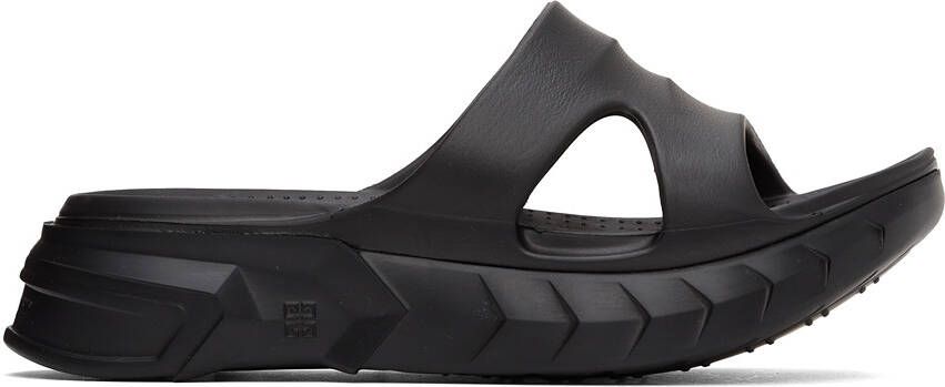 Givenchy Black Marshmallow Sandals - Picture 4