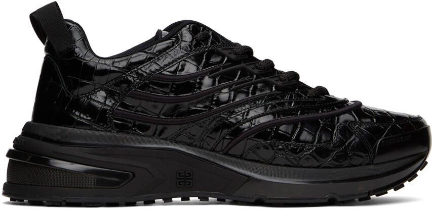 Givenchy Black Patent GIV 1 Sneakers - Picture 4