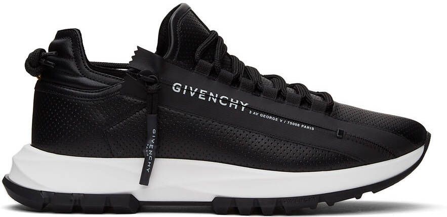 Givenchy Black Spectre Zip Low Sneakers - Picture 4