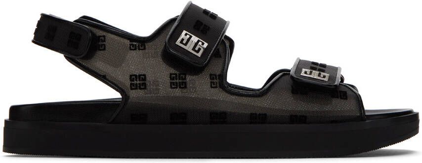 Givenchy Black Strap Sandals - Picture 2