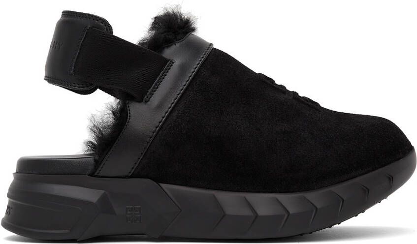 Givenchy Black Suede Marshmallow Loafers - Picture 4