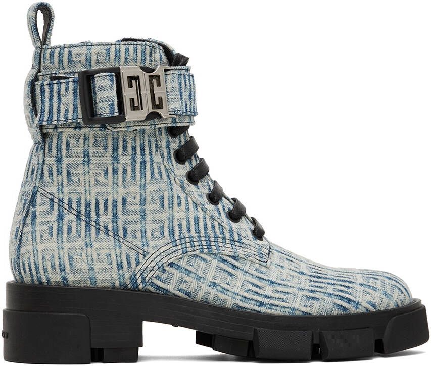 Givenchy Blue Terra Boots - Picture 5