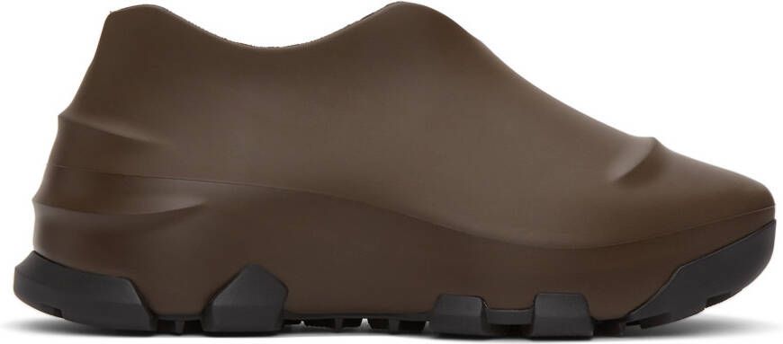 Givenchy Brown Monumental Mallow Sneakers - Picture 3