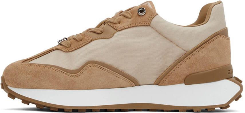 Givenchy Beige GIV Runner Low-Top Sneakers - Picture 3