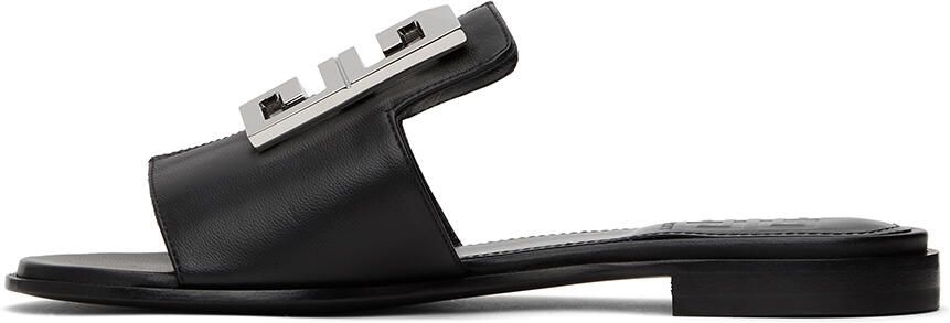 Givenchy Black 4G Flat Mules - Picture 4