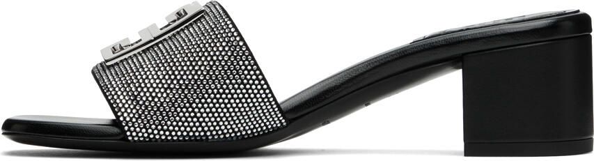 Givenchy Black 4G Heeled Sandals - Picture 4