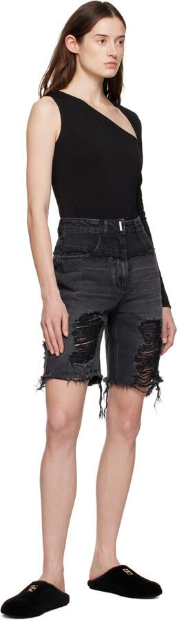 Givenchy Black 4G Slippers - Picture 4