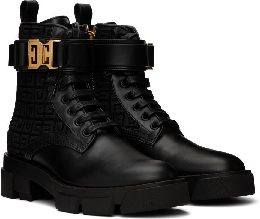 Givenchy Black 4G Terra Boots - Picture 2