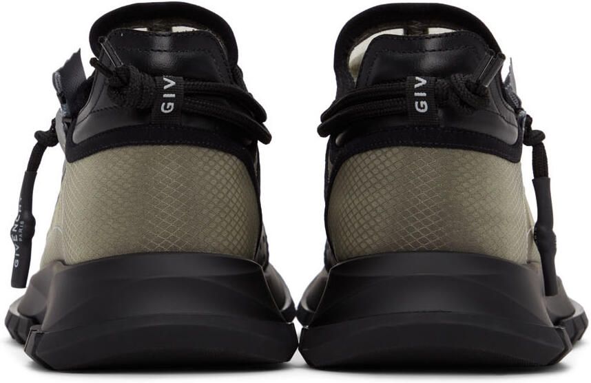 Givenchy Black & Grey Spectre Zip Sneakers - Picture 2