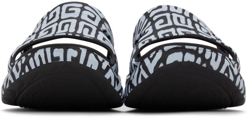 Givenchy Black & White Marshmallow Sandals - Picture 2