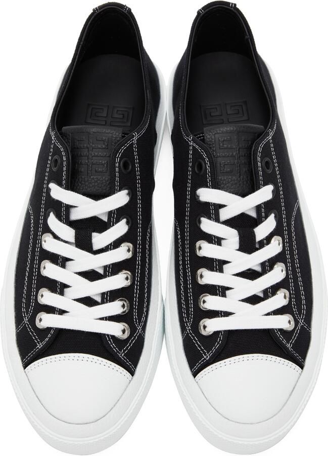 Givenchy Black Canvas City Sneakers