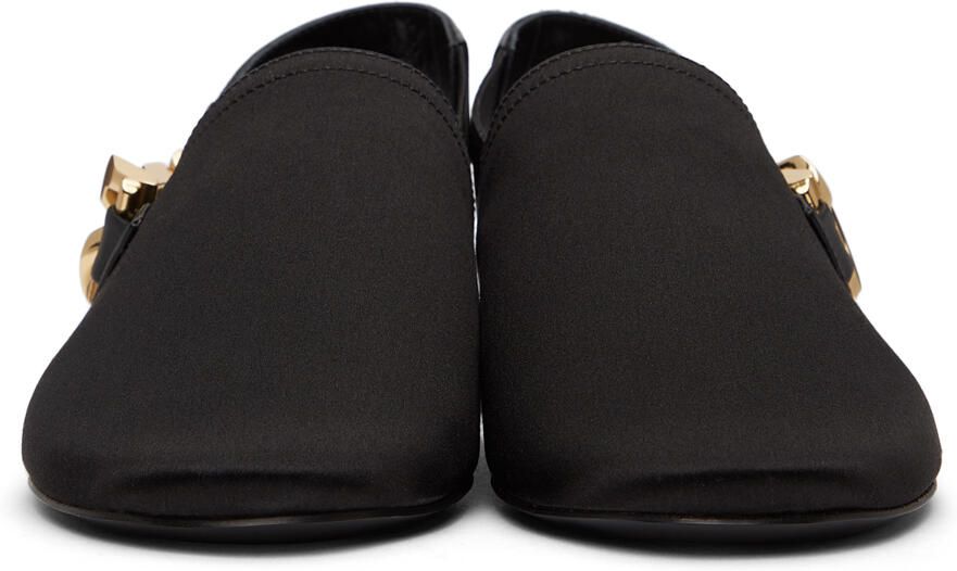 Givenchy Black Chain Slingback Mules