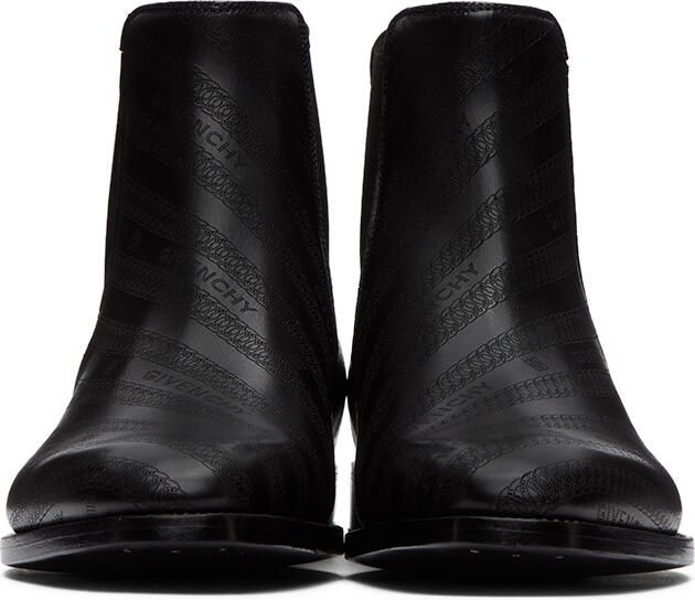 Givenchy Black Classic Chelsea Boots - Picture 2