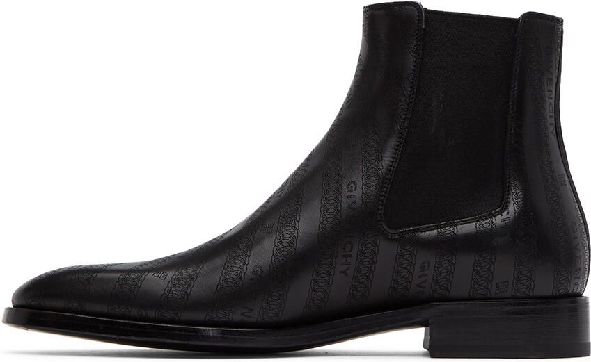 Givenchy Black Classic Chelsea Boots
