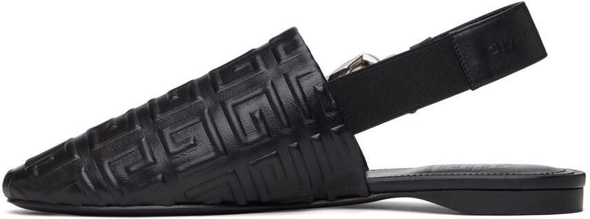 Givenchy Black G Chain Slingback Mules - Picture 4