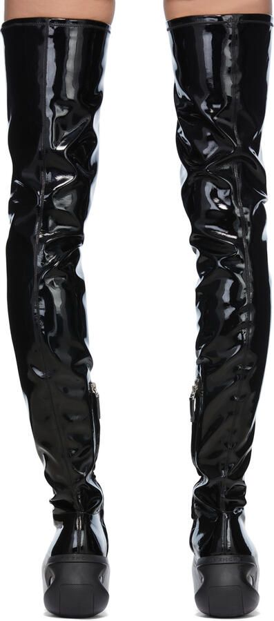 Givenchy Black G Tall Boots - Picture 5